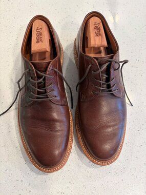 Grant Stone Plain Toe Crimson Chromexcel